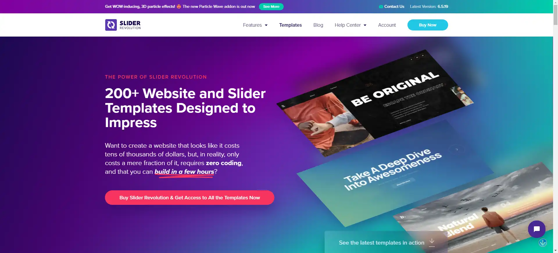 Slider Revolution web design